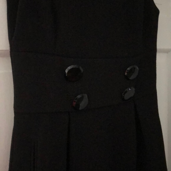 MARC OLIVER Black Toggle Button Sleeveless Dress 8 - Picture 4 of 7